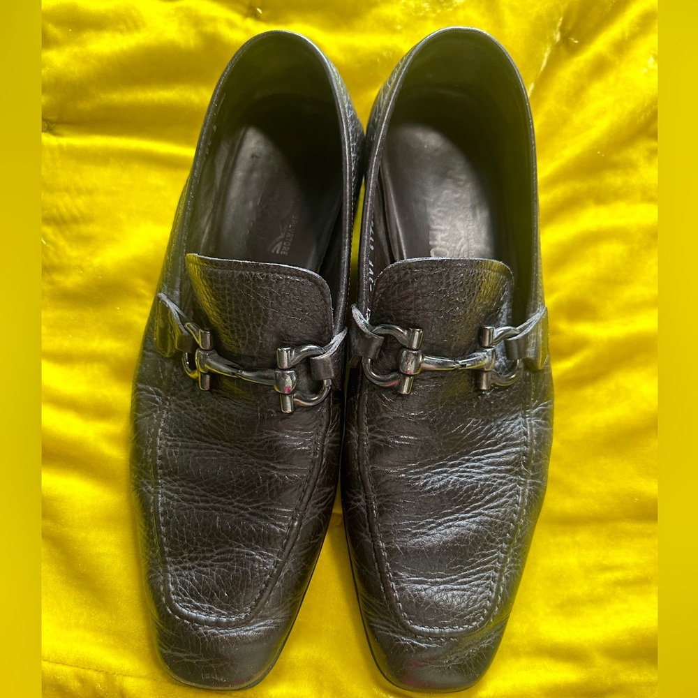 Men’s Brown Leather Ferragamo Loafers 10.5